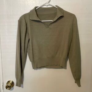 Green Collared Sweater from Korea